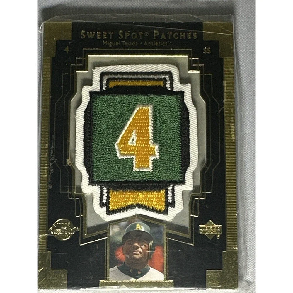 2003 Upper Deck Sweet Spot - Patches Miguel Tejada #MT1